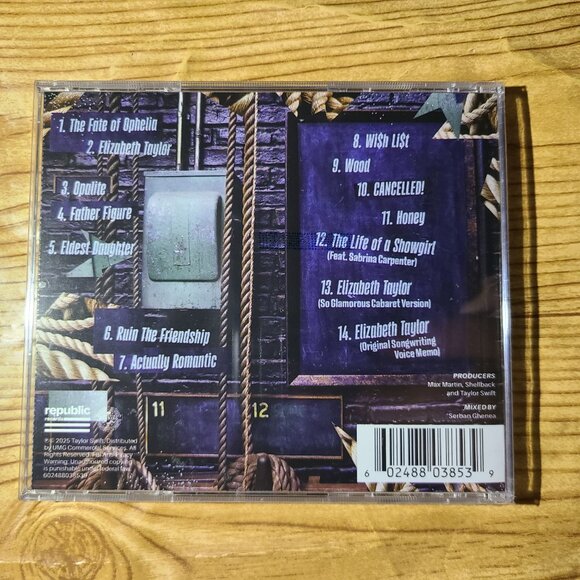 Taylor Swift "The Life of A Showgirl" Variant CDS lot (X4) NEW - Picture 11 of 11